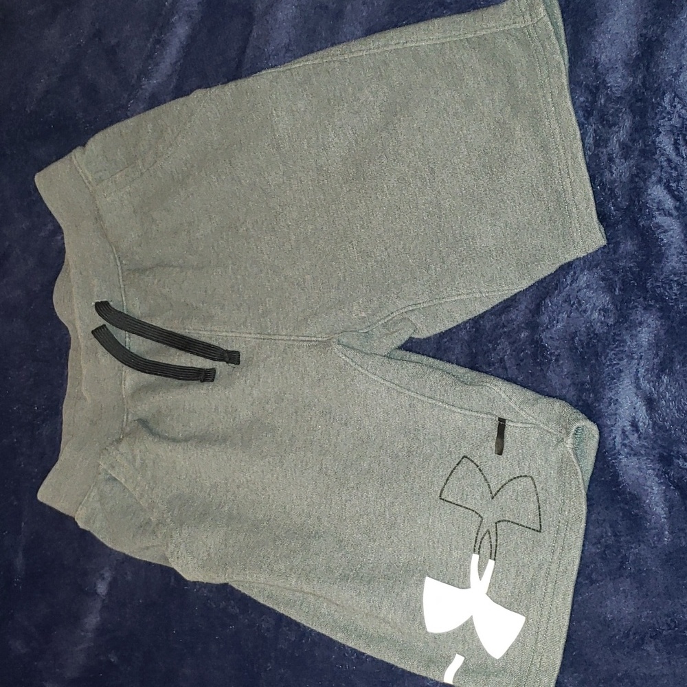 Under Armour Gray Boys Athletic Shorts